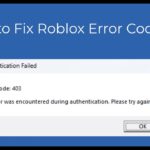 Fix Roblox Error Code 403